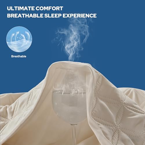 BEDLORE 2 Pack Waterproof Mattress Protector, King Size Mattress Pad - Image 5