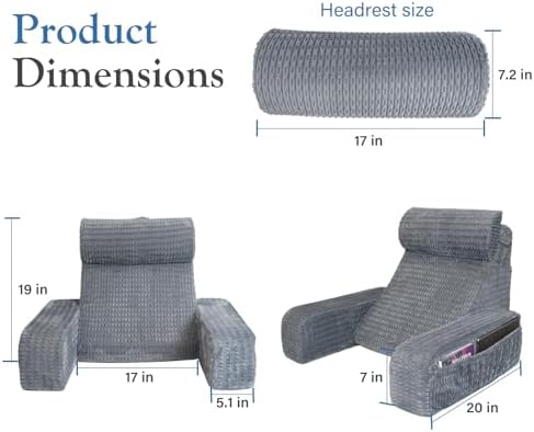 Reading Pillow for Bed Sitting Up - Image 7