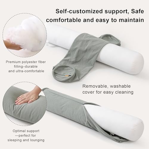 Cuddle Pillow – Corduroy Long Body Pillow - Image 3