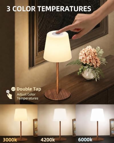 EZVALO Spa-Like Shower Lamp – IP65 Waterproof Bathroom Lamp, Rechargeable Cordless Mood Light, 3 Color Temps for Relaxing Bathroom & Bathtub Experience (1 Pack) - Image 5