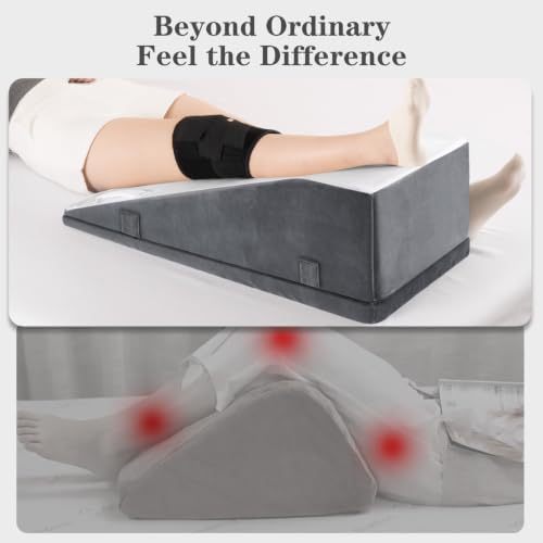 Hapiclody Leg Elevation Pillow for After Surgery – Adjustable Height Knee - Image 5