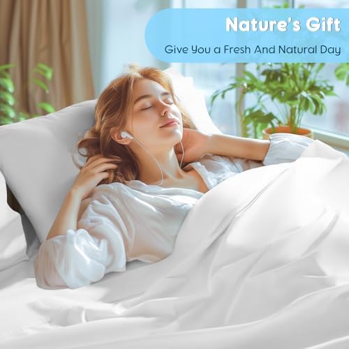 SONORO KATE 1000Series 100% Egyptian Cotton TwinXL Sheets, Extra Deep Pocket - Image 5