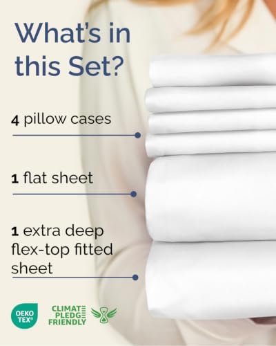 Extra Deep Flex Top Split Head King Sheet Set - Image 2