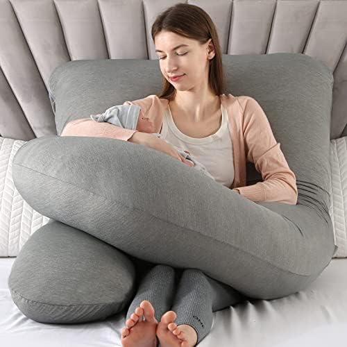 Elover U Shaped Pregnancy Pillow, Full Body Maternity Support - Image 6