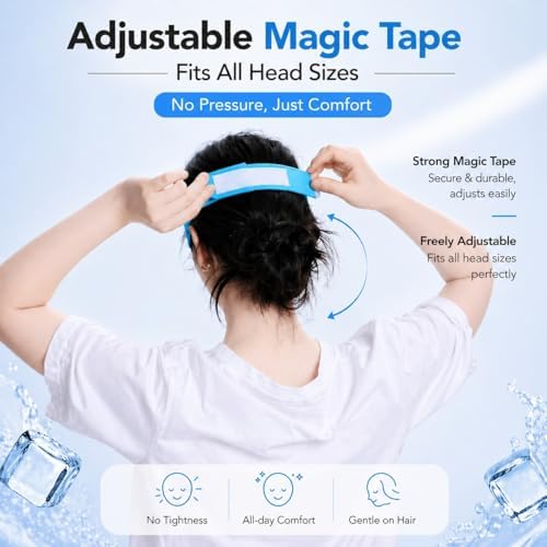 BOZV Hot & Cold Hydrogel Eye Mask, Cooling Gel Eye Mask - Image 5