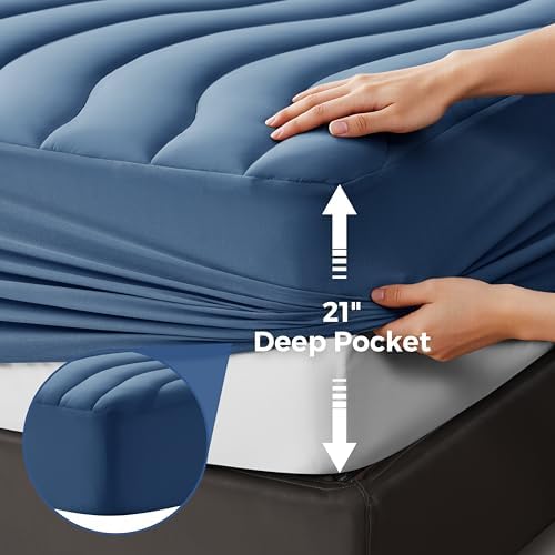 EASELAND Cooling Mattress Pad Queen Size - Image 4
