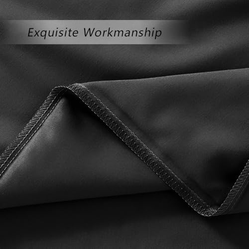 Black King Size Pillow Cases Set of 2, Microfiber - Image 5