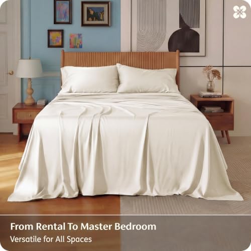 Bedsure PureWoven 100% Rayon Derived from Bamboo, Full Size Sheets - Image 5