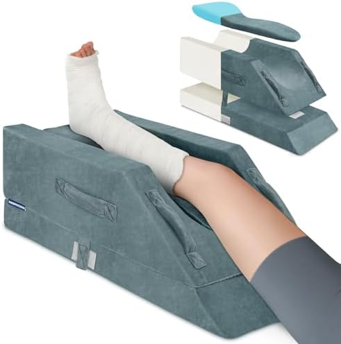 KingPavonini 4-Height Adjustable Leg Elevation Pillow, Single Leg by KingPavonini