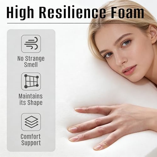 Full Headboard Pillow Cushion, Wall Mounted No Drill Headboard Pad - Image 6