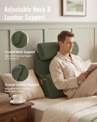 Blissful Diary Reading Pillow, Wide Backrest - Image 3