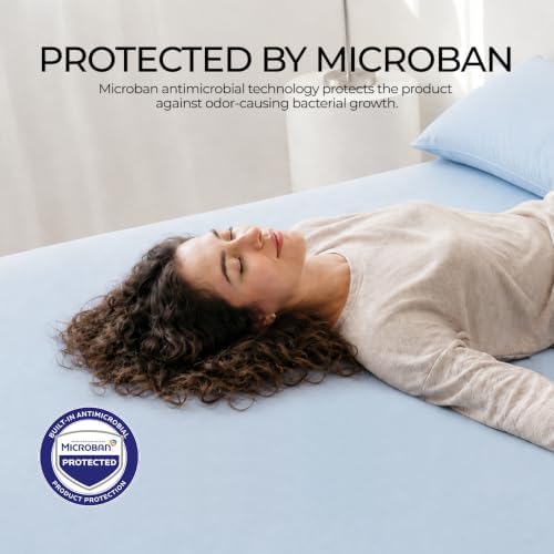 FAUNNA 100% Cotton Mattress Encasement Bed Bug Dust Mite Cover, King 16 - Image 2
