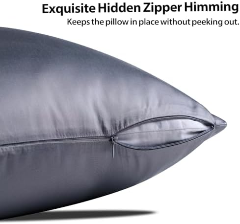 4 Pack Cooling Pillow Cases, Viscose Derived from Bamboo Pillow Protectors - Image 3