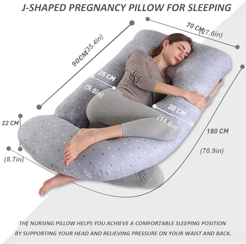 Pregnant Pillows for Sleeping, 70 Inch u Shaped Pillow Maternity Pillow - Image 2