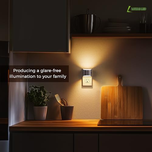 L LOHAS LED Night Lights Plug into Wall, Dimmable Night Light 2 Pack - Image 6