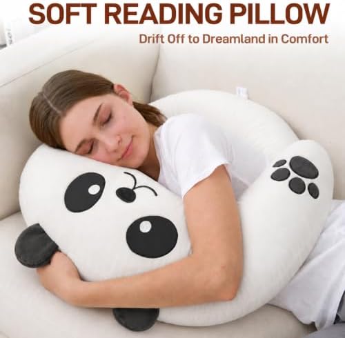 Lap Pillow, Cute Panda Crochet Pillow - Image 4