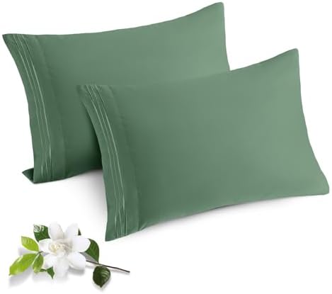 Horbaunal Microfiber Pillowcases Standard Size, 2 Pack by Horbaunal