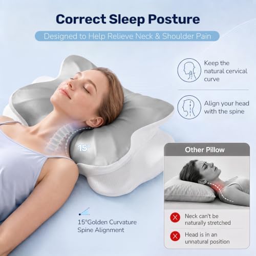 Sweetcrispy Cooling Silk Ergonomic Cervical Pillow - Image 3