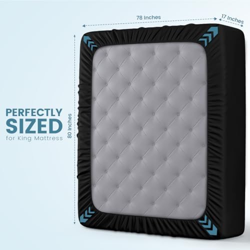 Waterproof King Size Mattress Protector fits Upto 17" Deep Pocket - Image 4