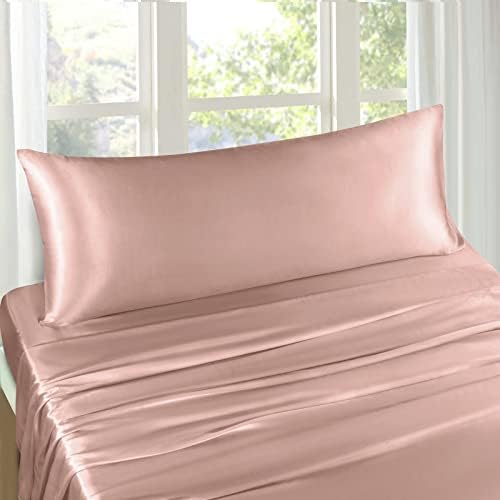 TREELY 2 Pack Satin Pillow Covers 20x60 Inches - Image 3