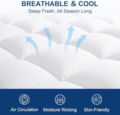 Full Mattress Topper, 900 GSM High-Fill Design, Fuller & Plusher Feel - Image 5