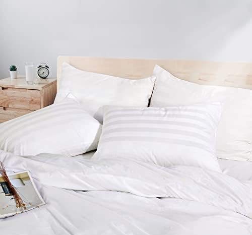 100% Egyptian Cotton Queen Size Pillow Protectors - Image 4