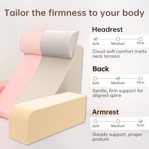 ENITYA 19" Reading Pillow for Bed - Image 4