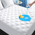 Cal King Mattress Protector Waterproof, Fitted Deep Pocket 8"-21" by MEELUS