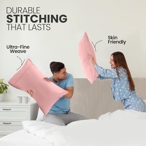 Pillow Cases Standard Size Set of 2, Ultra Soft Comfy Pillow Covers - Image 4