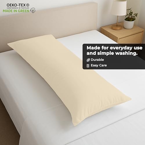 ROYALE LINENS Microfiber Body Pillow Cover - Image 6