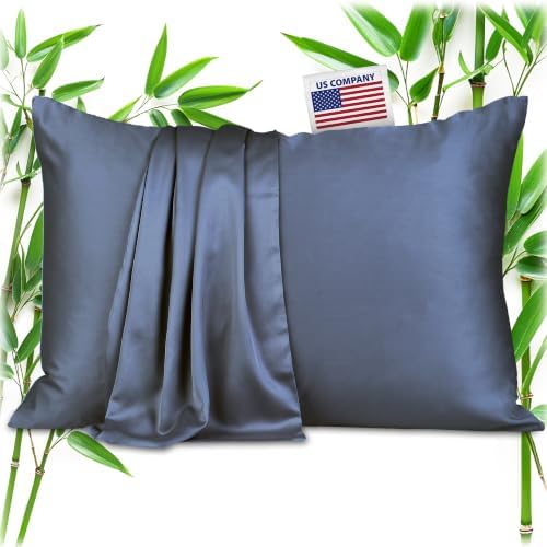 Pillow Cases - 100% Viscose Derived from Bamboo - Cooling Pillowcase - Queen by VeganSilk