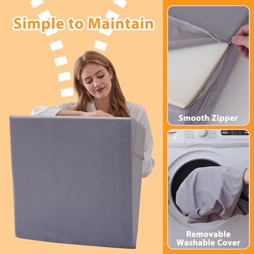 Ruqmuis Wedge Pillow for Sleeping, Triangle Incline Wedge for Acid Reflux - Image 5