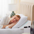 Bedluxe Twin Bed Wedge Pillow for Headboard, Fill The Gap by Bedluxe
