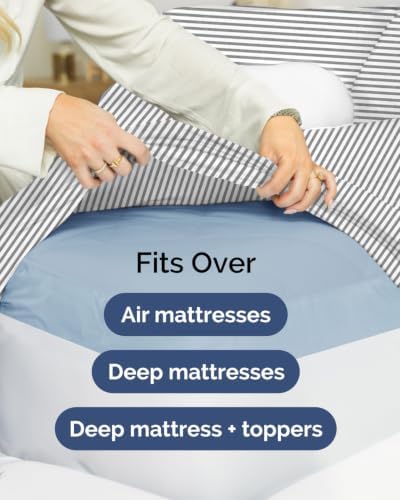 CGK Linens 2 Pack Extra Deep Twin XL Fitted Sheets - Image 7