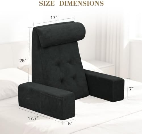 Reading Pillow for Sitting Up in Bed Backrest Pillow - Image 6