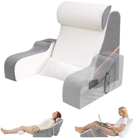 Foldable Reading Pillow for Sitting in Bed Adult by ESUERDO