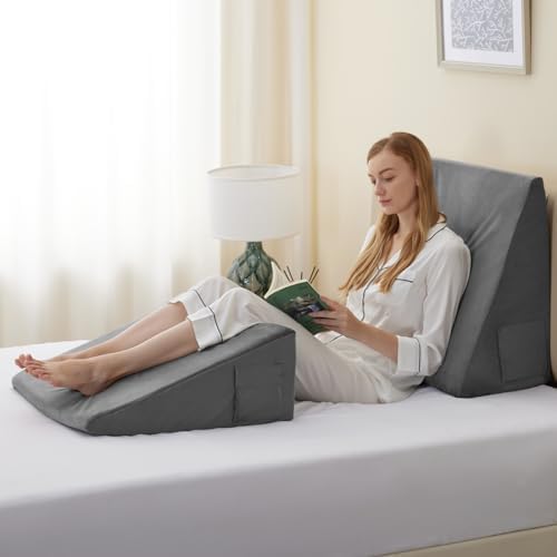 Bedluxe Wedge Pillow, 8 inch Bed Wedge Pillow - Image 5