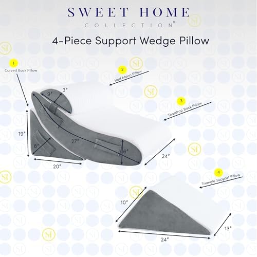 Orthopedic Wedge Pillow Set for Leg, & Knee Support - Image 3