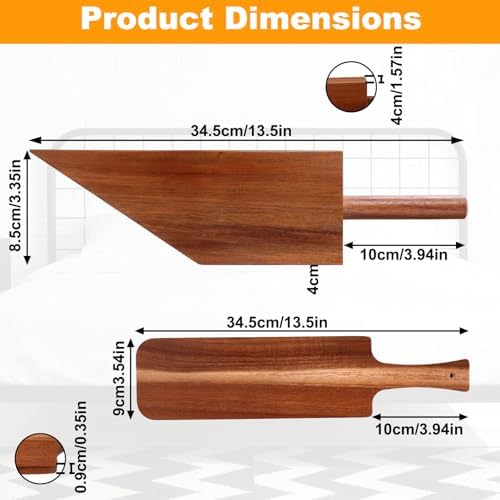 Mattress Lifter & Bed Maker Tool Set, Acacia Wood Effortless Bed Sheet Tucking - Image 2