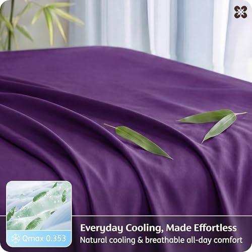 Bedsure PureWoven 100% Rayon Derived from Bamboo, Queen Sheets, 4 Pieces - Image 4