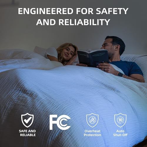 Bwarm WiFi Heated Mattress Pad CA King Size, Bed Warmer - Image 4