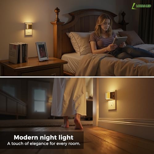 L LOHAS LED Night Lights Plug into Wall, Dimmable Night Light 2 Pack - Image 5