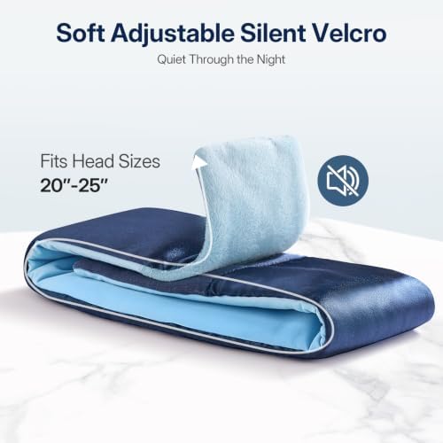 LitBear Sleep Mask for Women Men, Reversible Silk and Cooling Fabric - Image 5