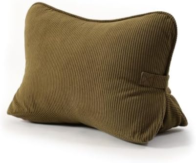 Pat. Pend. Corduroy Triangle Back Pillow by Ailuteie