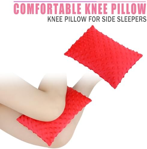 1 Pcs Soft Knee Pillow for Side Sleepers, Pressure Pillows Between Legs 11"x7" - Image 2