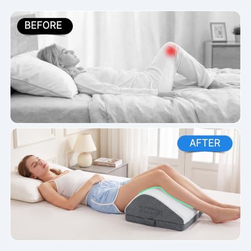 Adjustable Knee Wedge Pillow for Back Sleeping, Triangle under Knee Pillow - Image 5