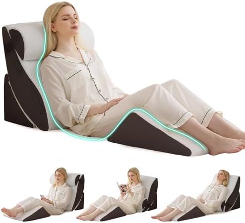 4PCS Wedge Pillow Set for After Surgery by BambulexForaBetterLife
