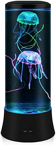 EDIER Jellyfish Lamp, LED Fantasy Jelly Fish Light, 7 Color Setting Jellyfish Tank Table Lamp Decorations for Home Office Decor Great Kids by Edier