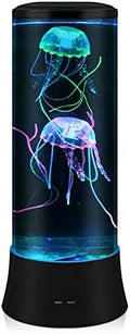 EDIER Jellyfish Lamp, LED Fantasy Jelly Fish Light, 7 Color Setting Jellyfish Tank Table Lamp Decorations for Home Office Decor Great Kids by Edier