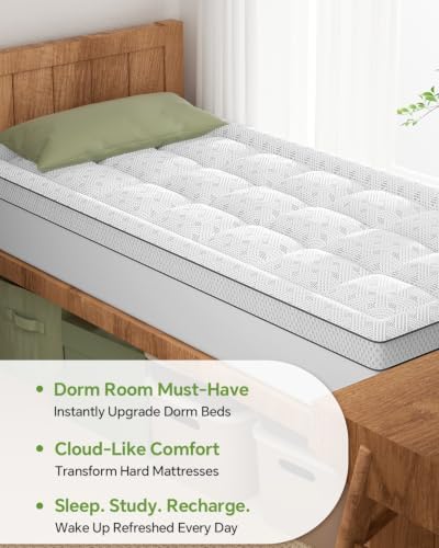 College Dorm Room Essentials Twin XL Mattress Topper - Image 5